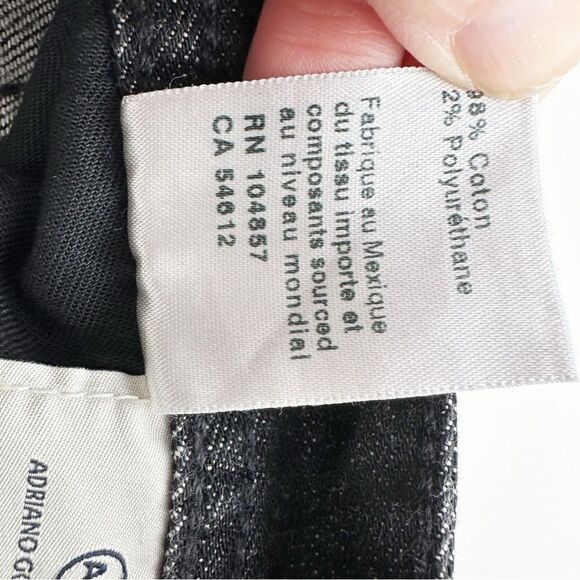 AG Adriano Goldschmied | The Graduate Jean Tailored Leg in Black Sz 32R - Picture 12 of 16